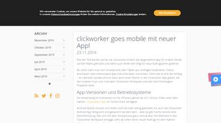 
                            5. clickworker goes mobile mit neuer App! - clickworker.com