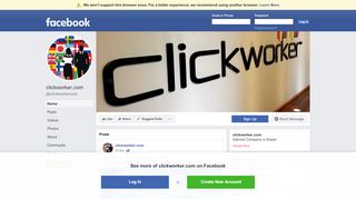 
                            11. clickworker.com - Home | Facebook