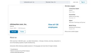 
                            9. clickworker.com, Inc. | LinkedIn