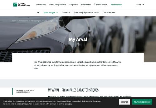 
                            3. client account | Arval BE