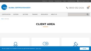 
                            7. Client Area | Are you an NQA client? - Nqa.com