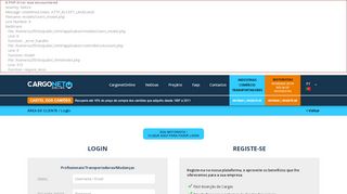 
                            12. Client Area - CargoNetOnline - Bolsa de Cargas para Empresas de ...