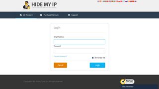 
                            1. Client Area - Hide My IP