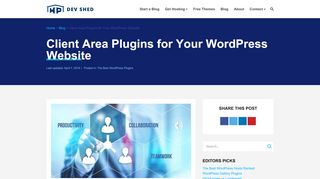 
                            12. Client Area Plugins for Your WordPress Website » WP Dev Shed