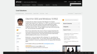 
                            3. Client for OES and Windows 10 RS2 - Cool Solutions | - Novell