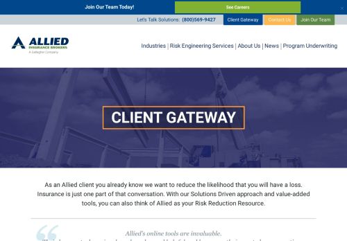 
                            13. Client Gateway - Allied Insurance Brokers