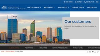 
                            11. Client Listing – Australian Reinsurance Pool Corporation