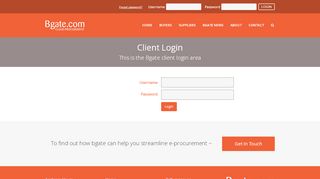 
                            4. Client Login – Bgate Cloud Procurement