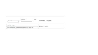 
                            9. Client login. - Bluefish Software