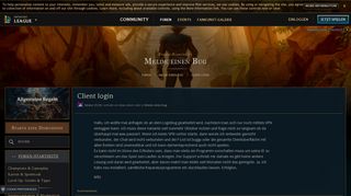 
                            2. Client login - Boards - League of Legends