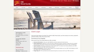 
                            1. Client Login - CIBC Wood Gundy