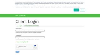 
                            8. Client Login | ESG Solutions: A Spectris Company