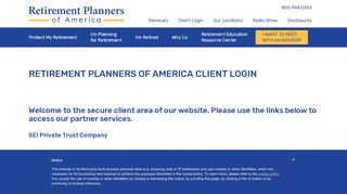 
                            11. Client Login - Financial Planning Services with Money Matters