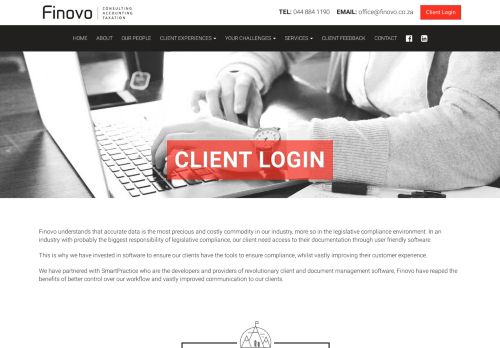 
                            6. Client Login | Finovo