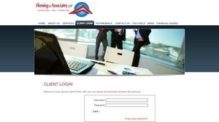 
                            4. Client Login - Fleming & Associates, LLP