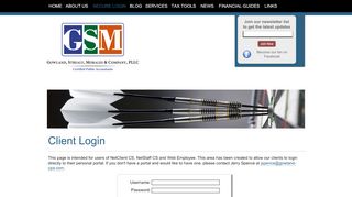 
                            5. Client Login - Gowland, Strealy, Morales & Company PLLC