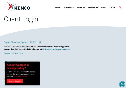 
                            2. Client Login - Kenco Group