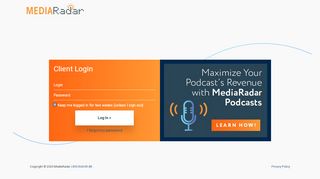 
                            2. Client Login | MediaRadar