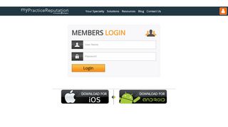 
                            1. Client Login - myPracticeReputation