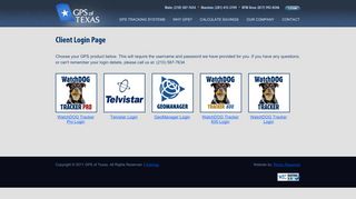 
                            13. Client Login Page | GPS of Texas