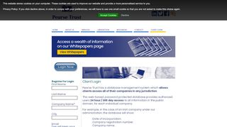 
                            8. Client Login | Pearse Trust - pearse-trust.ie is currently registered.