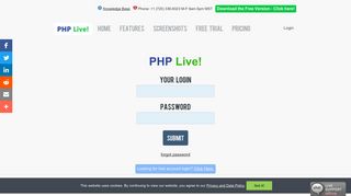 
                            3. Client Login - PHP Live!