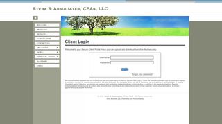 
                            12. Client Login - Sterk & Associates, CPAs, LLC