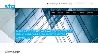 
                            5. Client Login - STG Building Control