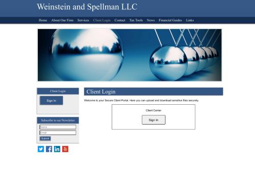 
                            8. Client Login - Weinstein and Spellman LLC