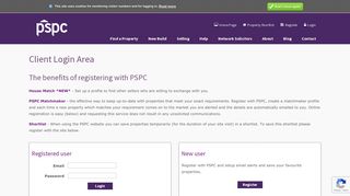 
                            6. Client LoginPerthshire Solicitors Property Centre - PSPC