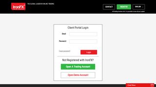 
                            5. Client Portal - IronFX