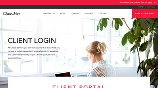 
                            12. Client Portal & Login | Chase de Vere