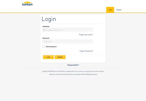 
                            4. Client Portal Login | Santam