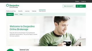 
                            3. Client Service - Account Opening | Desjardins Online Brokerage - Disnat