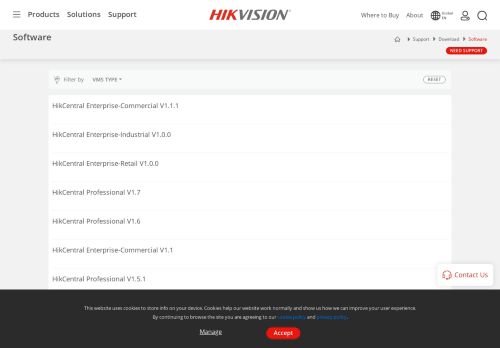 
                            3. Client Software - Download - Hikvision
