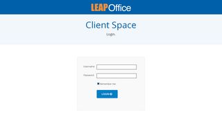 
                            6. Client Space - LEAP Legal Software