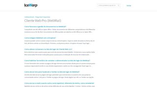 
                            7. Cliente Web Pro (WebMail) - IceWarp Brasil