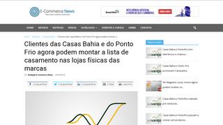 
                            12. Clientes das Casas Bahia e do Ponto Frio agora podem montar a lista ...