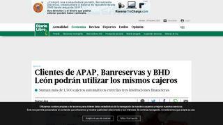 
                            11. Clientes de APAP, Banreservas y BHD León podrán utilizar los ...