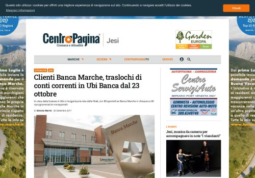 
                            6. Clienti Banca Marche, traslochi di conti correnti in Ubi Banca dal 23 ...