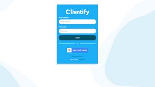 
                            12. Clientify - Login - DeelSalto