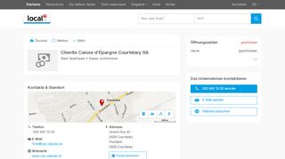 
                            6. Clientis Caisse d'Epargne Courtelary SA in Courtelary - Adresse ...