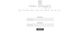 
                            7. Clients Login - Hendra R. Photography