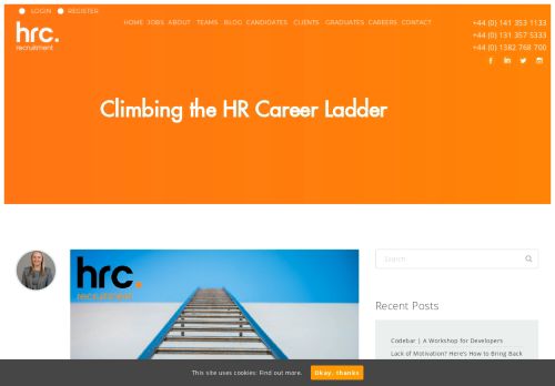 
                            6. Climbing the HR Career Ladder - HRC Recruitment