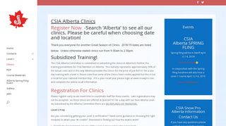 
                            9. Clinic Dates - Clinics | Snow Pro Alberta