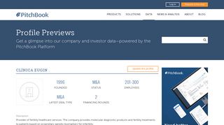 
                            8. Clínica Eugin Company Profile: Acquisition & Investors | PitchBook