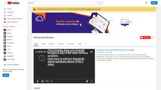 
                            3. Clínica nas Nuvens - YouTube