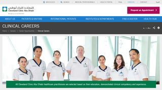 
                            2. Clinical Careers | Cleveland Clinic Abu Dhabi