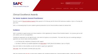 
                            8. Clinical Excellence Awards | SAPC