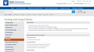 
                            11. ClinicalKey - Finding and Using E-Books - LibGuides at Duke ...